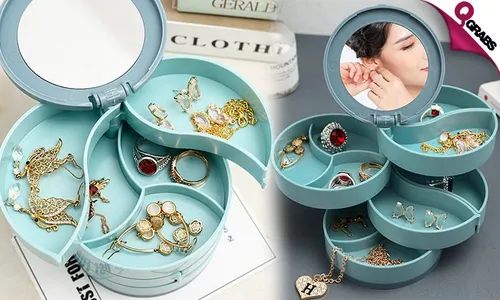 4-Layer Jewelry Storage Box!